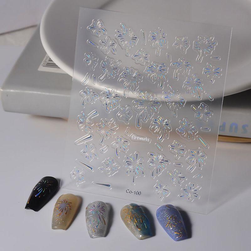 

Fireworks Cat Eye New Arrival Spotlight Nail Stickers Embossed Gilding Laser Brilliant Gorgeous Fireworks Nail Stickers 100 Default