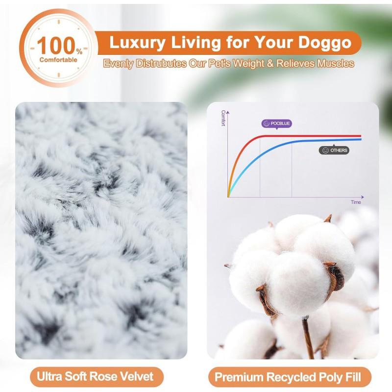Warm Pet Bed Dogs Cats Heavy Duty Washable Chew Resistant Mat Indoor Winter Sleeping Pad