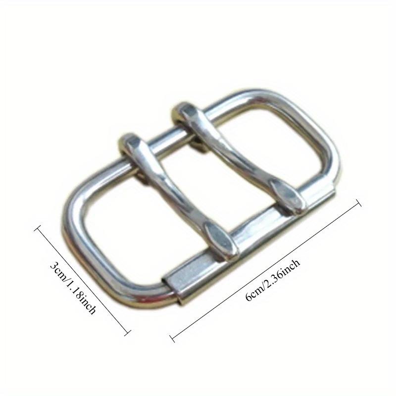 

Пряжка для ременя Застібки для сумки Подвійний штифт Нержавіюча сталь Ролик для важкої атлетики Металева Головка для пояса 60мм 53мм 53mm