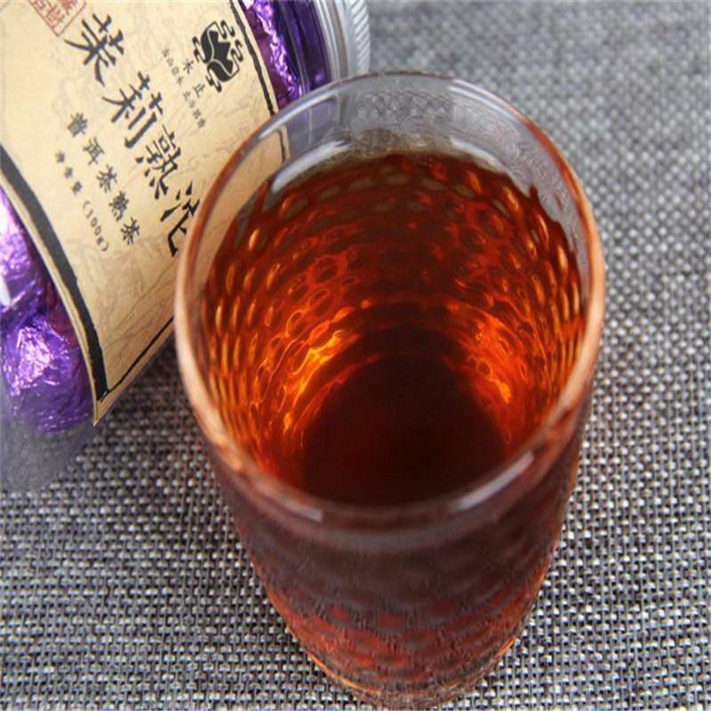 100g Yunnan Puerh Tee in Dosen Jasmin Puer Kleiner Tuocha Pu Er Reifer Tee Grüne Lebensmittel
