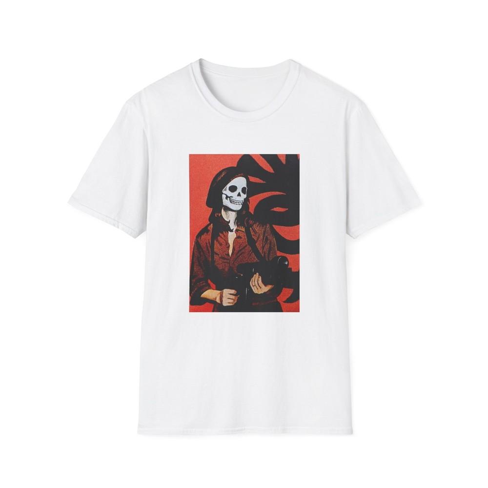 

patty hearst skull face tshirt L