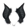 Halloween Fledermausohr Stirnband Kostümzubehör Cosplay Party Verkleidung Weiches Plüsch Tierkopfschmuck Unisex