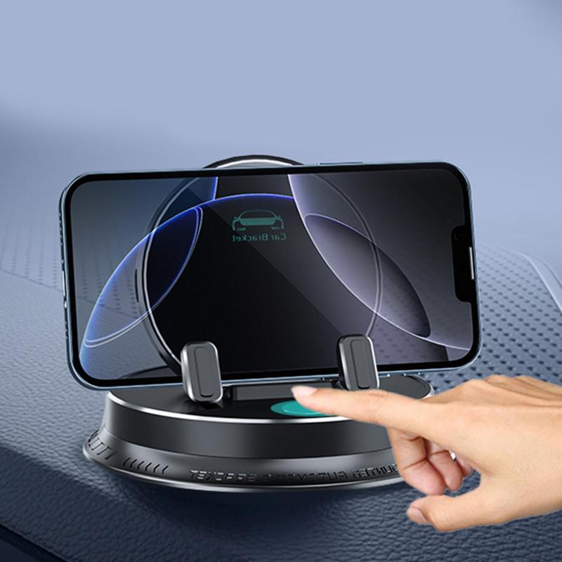 Dashboard Car Mobile Phone Holder with 360 Degree Rotation Non Slip Silicone Base Compatible with 4 to 7 Inch Phones