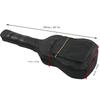 4041-inch Oxford Cloth Guitar Case, Waterproof, Soft, Folk Guitar Backpack, Handbag-Style
