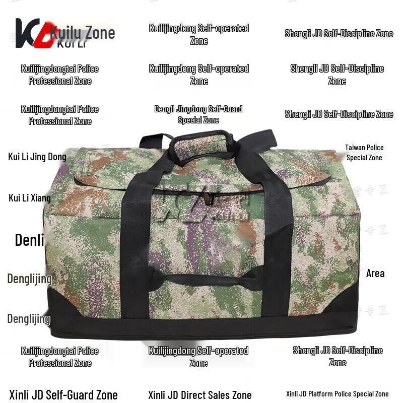 Kuili Large Capacity Waterproof Canvas Gear Bag