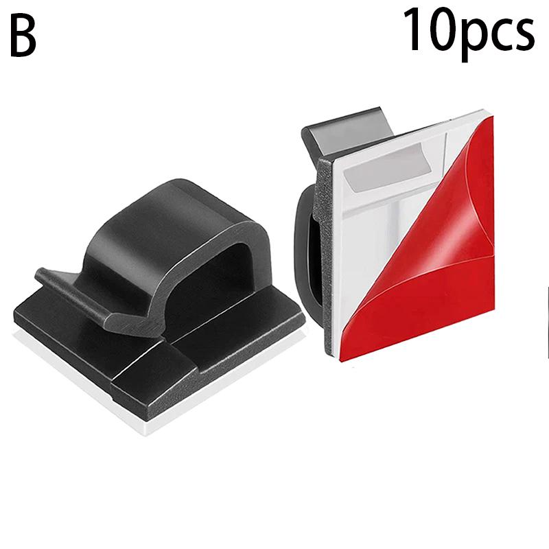 Self-Adhesive Cable Organizer Wire Tie Cable Clamp Clips Holder Clamp Management Car Gps Data Decorative Cord Winder Manager