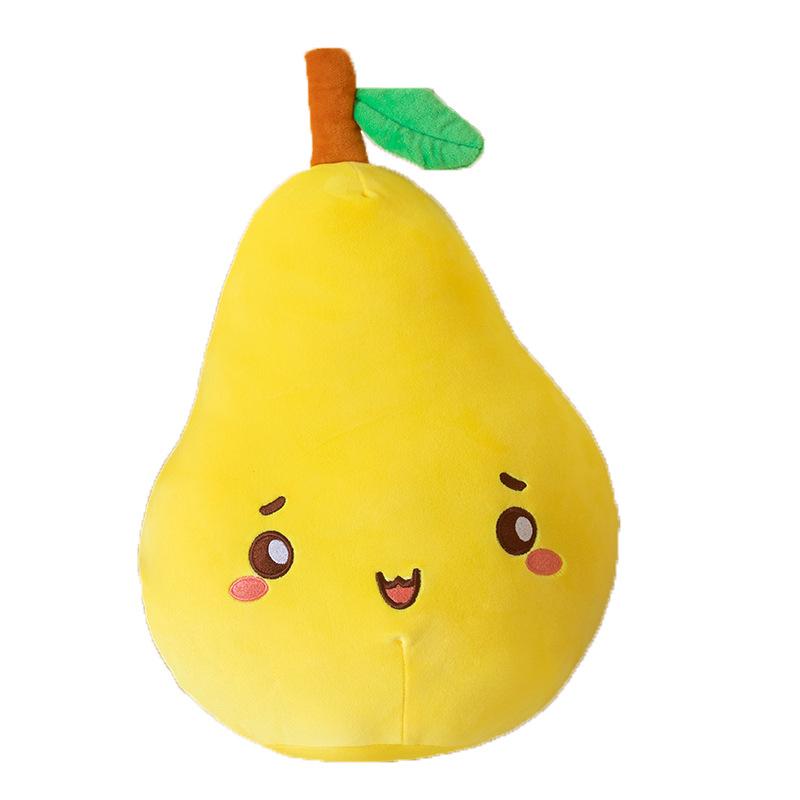 Cute Cute Expression Pear Doll Plush Toy Big Pear Doll Children Soothing Doll Birthday