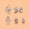 Soccer Football Charms School Pendants For Sports Themed Jewelry Making 1 Set
