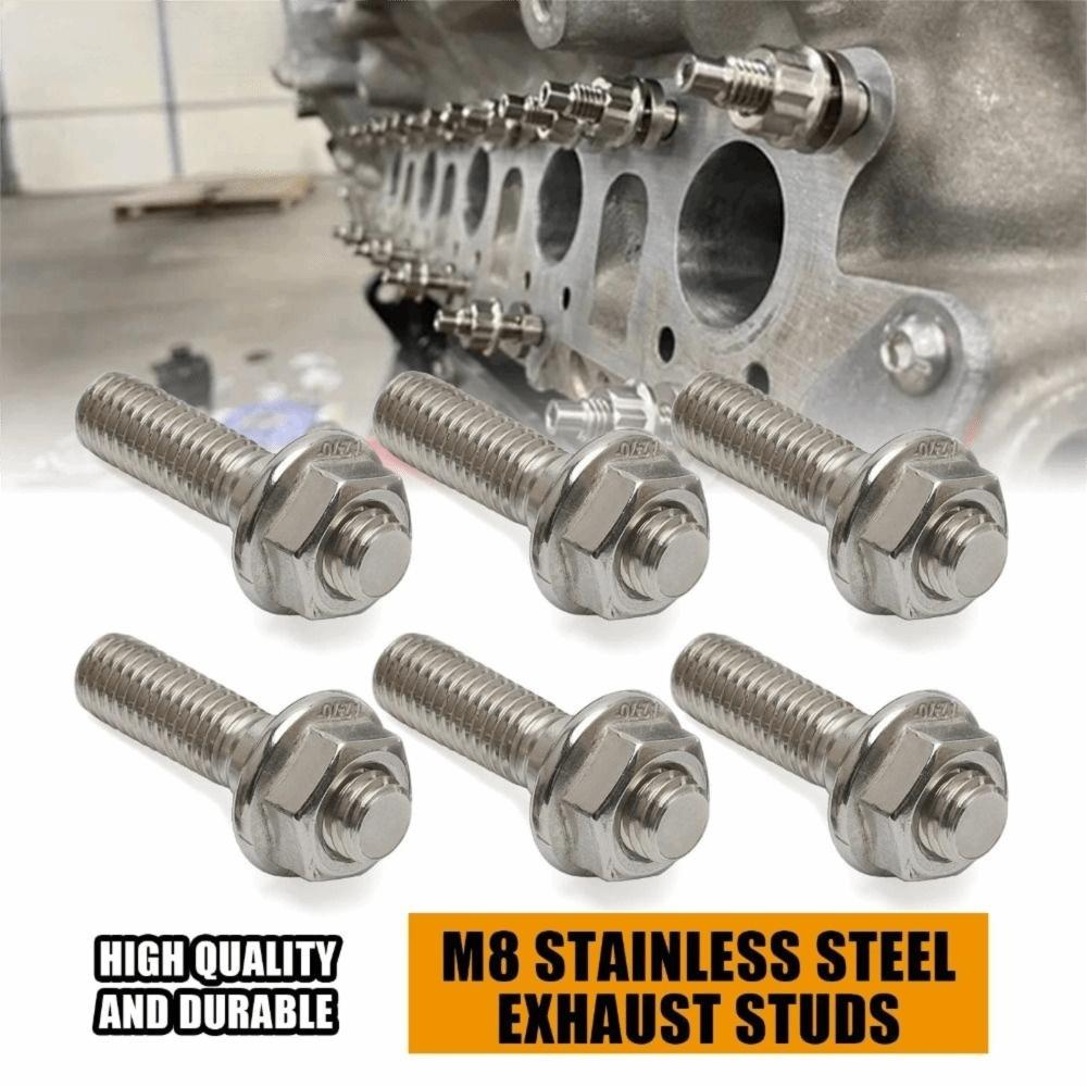 Stainless Steel Exhaust Manifold Bolt Heavy Duty Engine Replacement Hardware  Engine Replacement