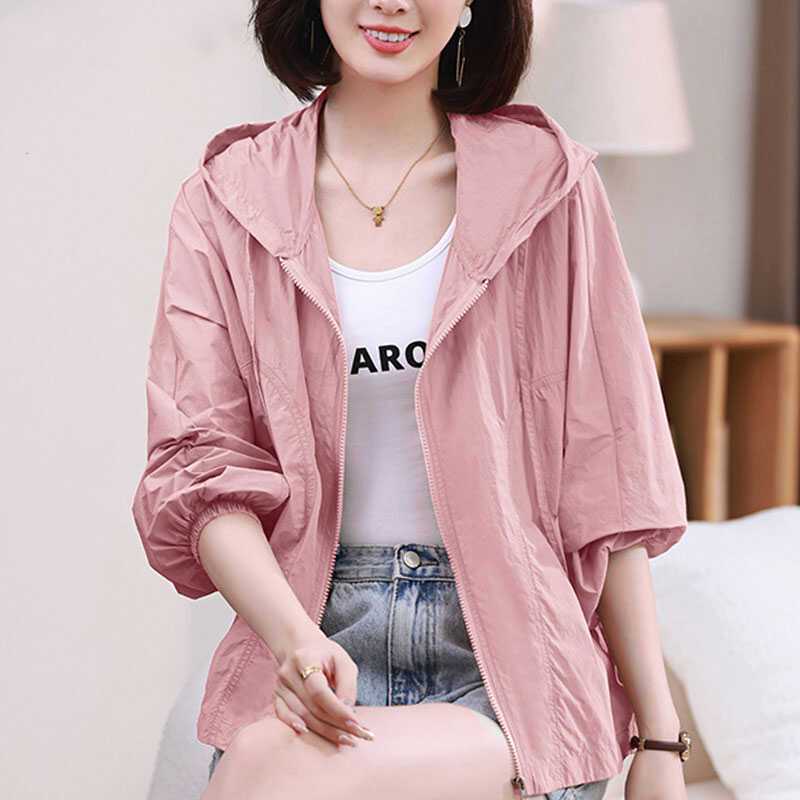 Basic Jackets Women Out Elegant Sun-proof Summer Vacation Simple All-match Mujer Loose Leisure Thin Fashion