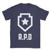 STARS Raccoon Police DepartUnisext T Shirts Unisex WoUnisex Pure Cotton Vintage TShirts Round Collar Tee Shirt Clothing Big Size