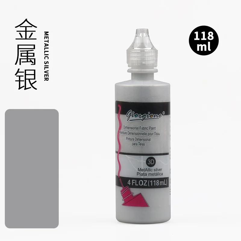118ml Farbige Acrylfarbe 3D Dreidimensionale Farbe DIY Handbemalte Graffiti Textilfarbe