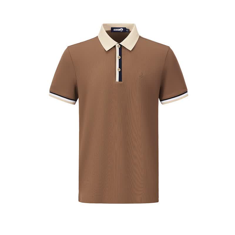 Navigare Men's Casual Lightweight Short-Sleeve Polo Shirt
