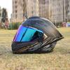 Motorcycle helmet, men's and women's dual lens full face helmet, motorcycle sports car, all season full face helmet DOT