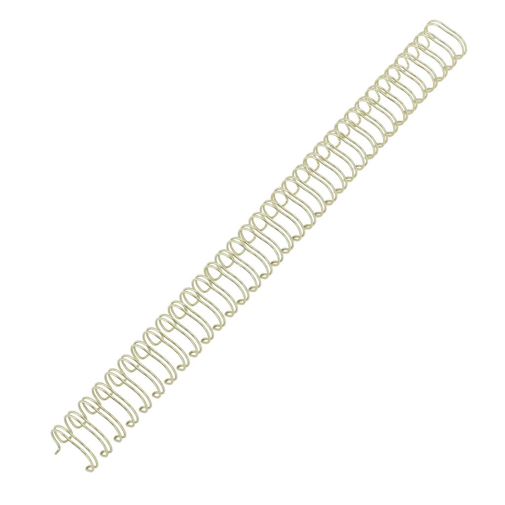 100 Stück 9 16-Zoll-Drahtbinderücken, 120 Blatt Kapazität, Spiralbindung mit Doppelring, Doppelringdrähte, Kammbindungsrücken