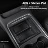 For Tesla Model 3/Y/3 Highland Model Y Juniper 2025+ Central Control Storage Box Organizer Tray Armrest Cubby Drawer Accessories