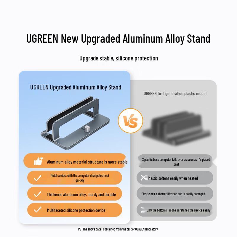 UGREEN LP258 Adjustable Vertical Laptop Stand