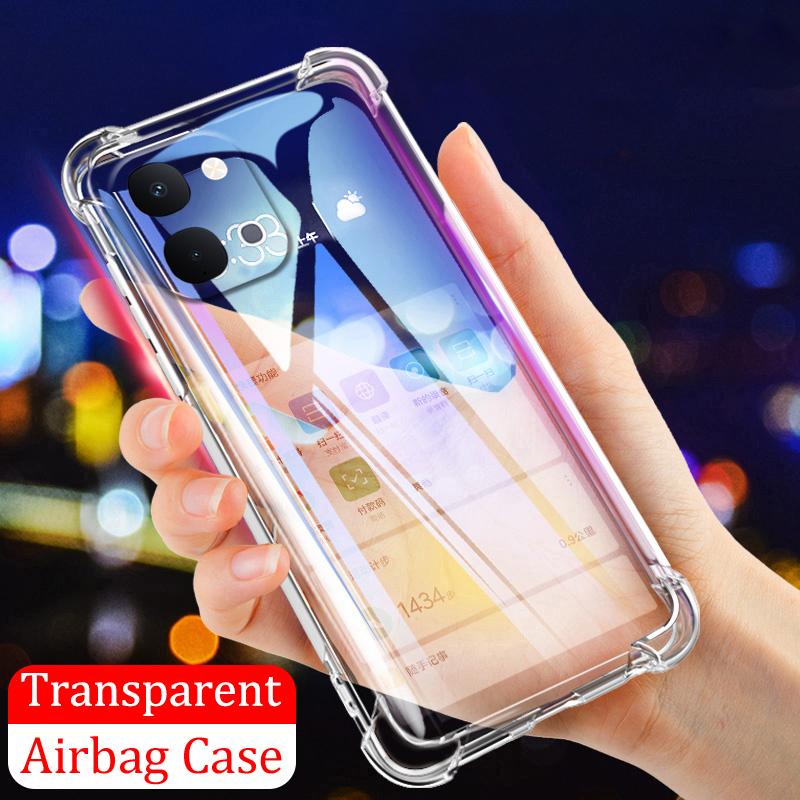 For Vivo Y31D Y31D Pro Case Air Protection Silicone Clear Transparent Shockproof Housing for Vivo IQOO Z11X Phone casing