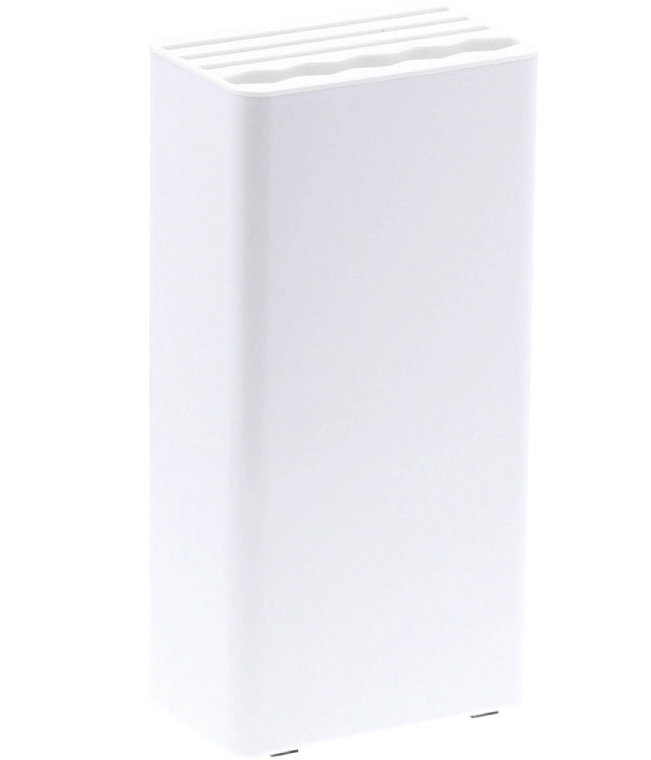 

Yamazaki Kitchen Knife Scissors W11 x D7 x Tower Knife 3512 & Stand, White, Approx. H22.3cm, Holder, белый