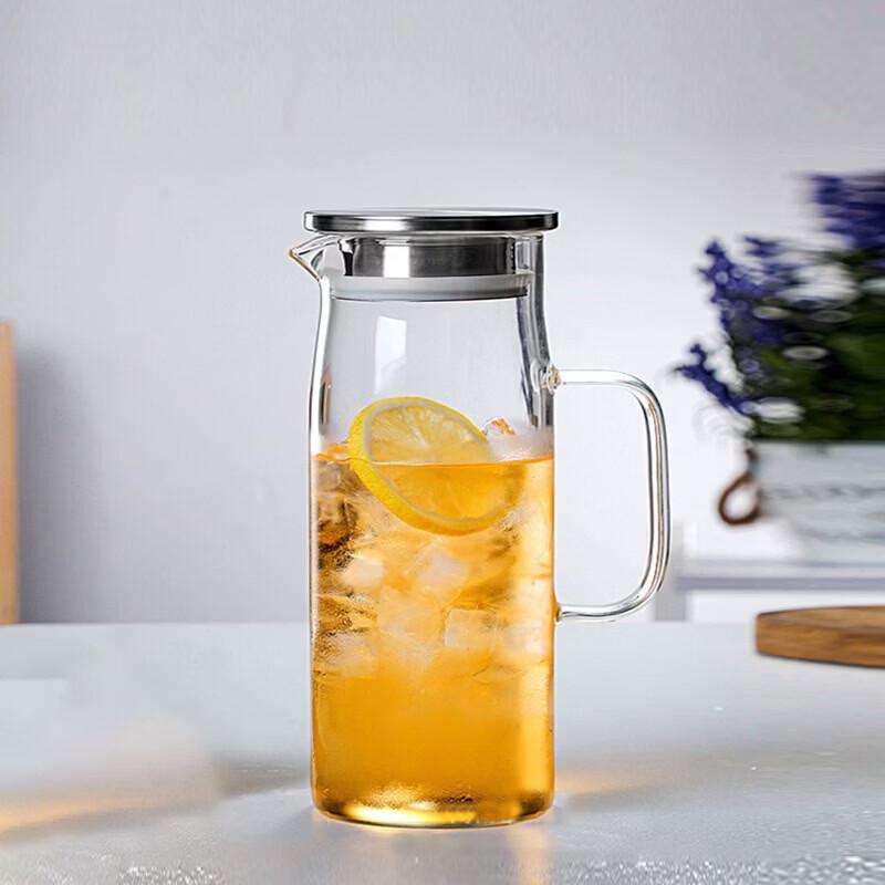 ZISIZ Glass Cold Water Pitcher