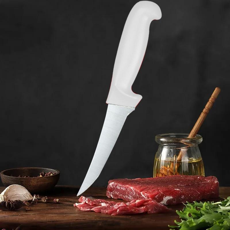 1/4 professional boning knife, sharp kitchen peeling and cutting knife butcher's knife for slaughtering pig bones, meat and fish
