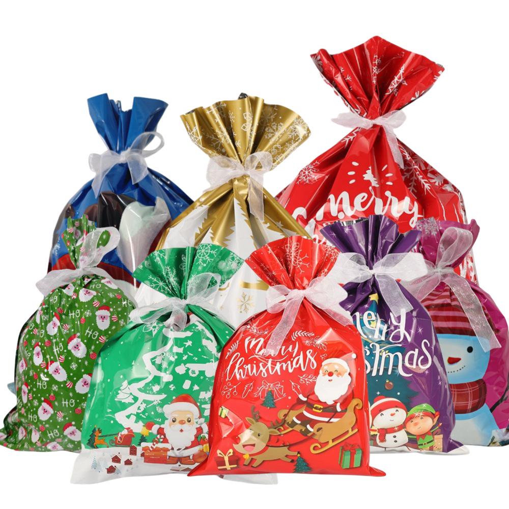 2025 Christmas Eve Drawstring Candy Gift Bag Set