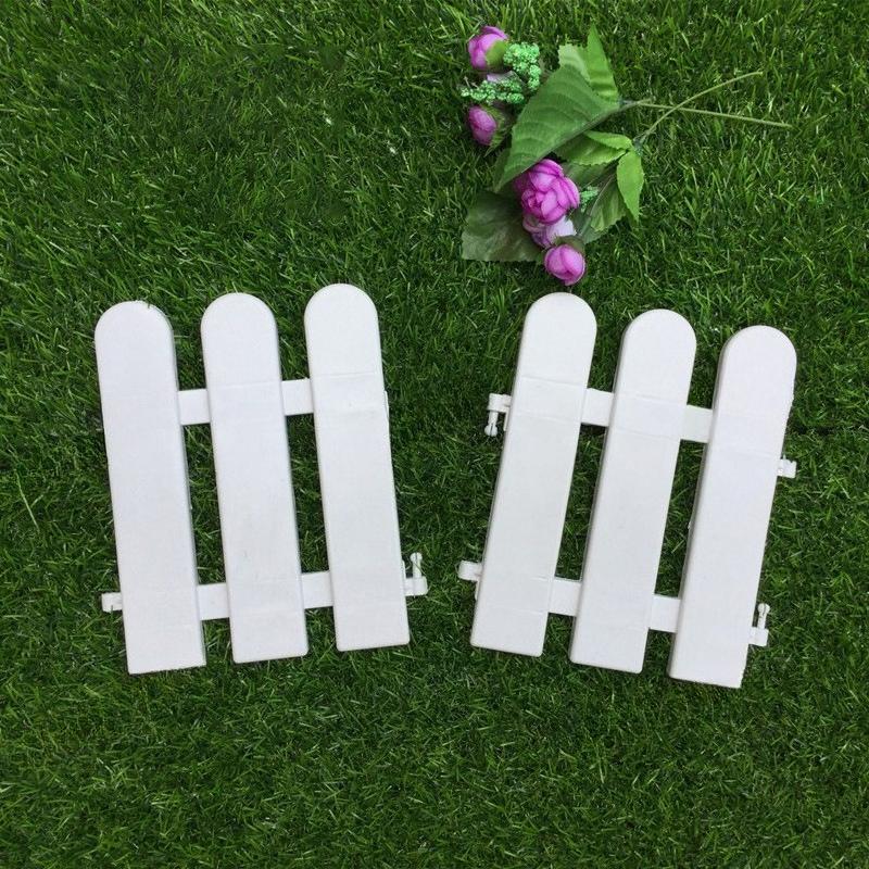 White Plastic Fence, Garden Courtyard, Garden Fence, Christmas Decoration, Green Fence, Gardening