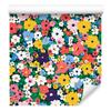 Wallpaper Small Flowers Sea and Yellow for Living Room and Bedroom 50x1000