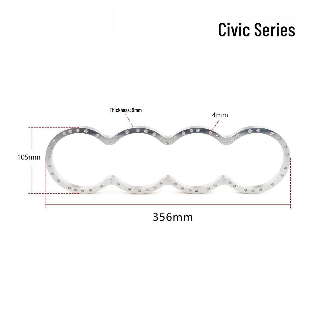 Honda Civic K20/K24/H22/B16/D15 Engine Aluminum Cylinder Block Protection Plate