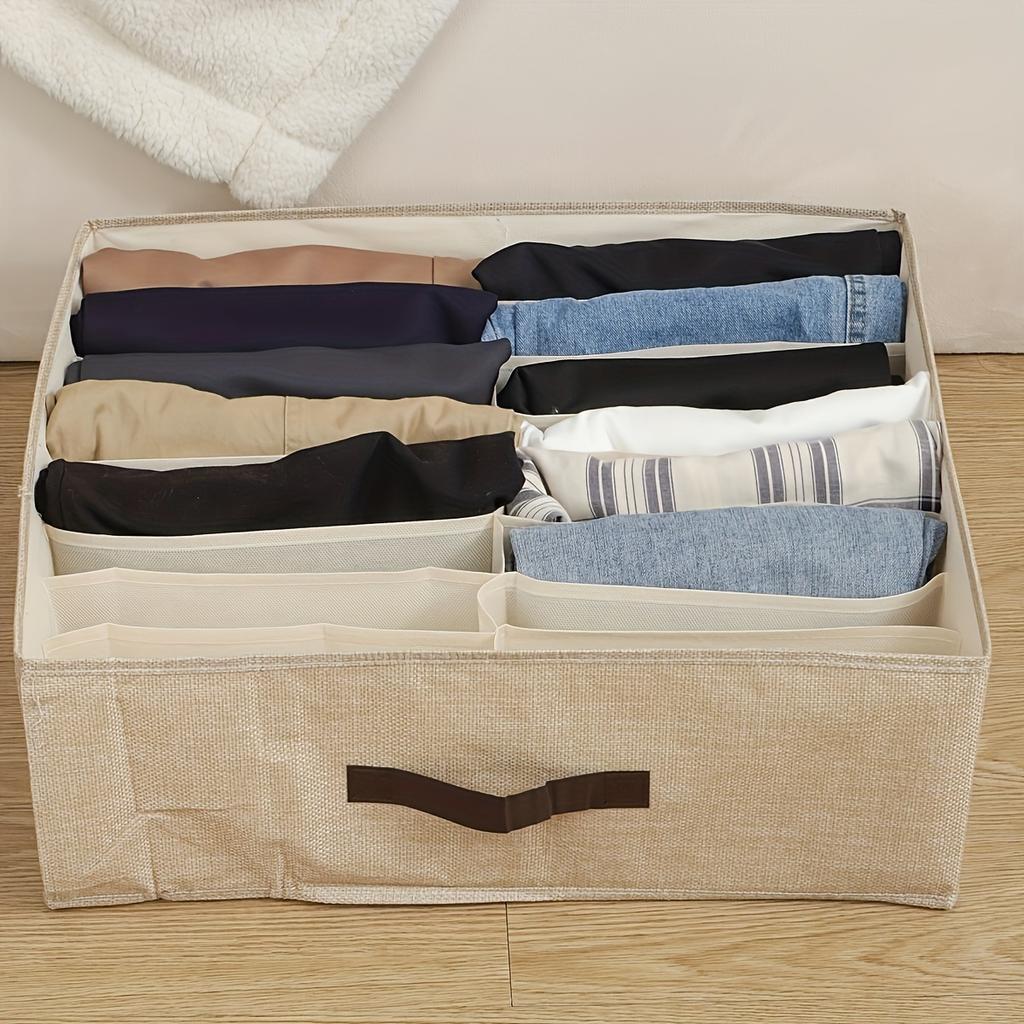 1 Stück-Hosen- und Jeans-Organizer, Kleiderorganizer im Schrank, Schrankorganizer-Schublade Unterwäsche Socken T-Shirt Schrankorganizer