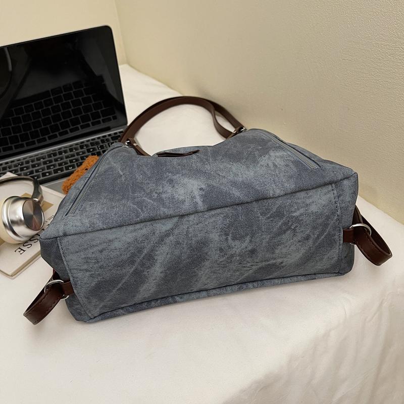 Women's Commuter Shoulder Bag Large Capacity Vintage Tote Bag