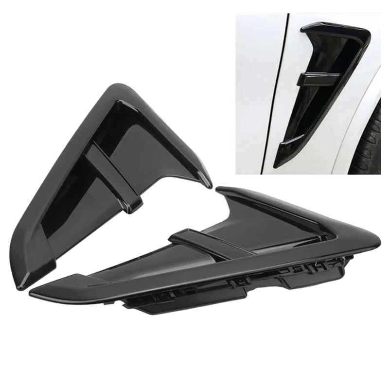 2Pcs Car Side Fender Air Vents Grille Trim Fit for BMW X3 X4 G01 G02 X3M X4M 2018 2019 2020 2021