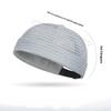 1Pcs Fashion Summer Adjustable Docker Beanies Hat Mesh Breathable Brimless Melon Skin Hat Outdoor Hip Hop Sailor Landlord Cap