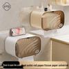 Wall-Mounted Bathroom Tissue Holder with Storage