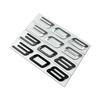 AAXI1 3D Car Rear Trunk Emblem Sticker for Peugeot 308 Auto Metal Letter Badge Decal Exterior Decoration