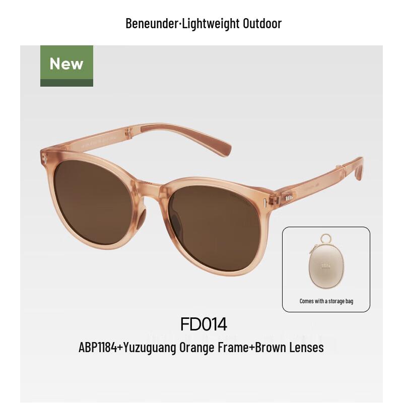 Beneunder ABP1184 Boston Frame Folding Sunglasses