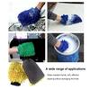 Car Wash Glove Coral Mitt Soft Anti-scratch for Car Wash Multifunction Thick Cleaning Glove Car Wax Detailing Brush Colorful
