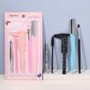 Magrinta - Set of 5: Stainless Steel Eyebrow Tweezers + Eyelash Brush + Plastic Caliper + Eyebrow Razor + Concealer Brush