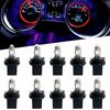 10pcs Car trument Panel Decorative Lamp Car T5 B8.5 Led Dashboard Lights Car trument Lighting Bulb Auto Light Accessories