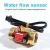 Efficient 50mm Long 1-30L/min G3/4 DN20 Counter Indicator Flowmeter Hall Effect Water Flow Sensor