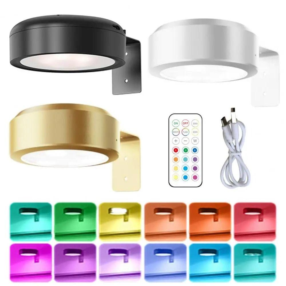 Adjustable 13-Color Painting Lamp Dimmable Bracket Light  for Home Wall Decoration
