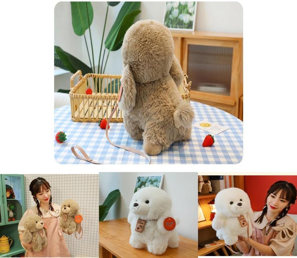 Cute Plush Poodle Dog Doll For Girls Birthday Gift Stuffed Toy Teddy Puppy