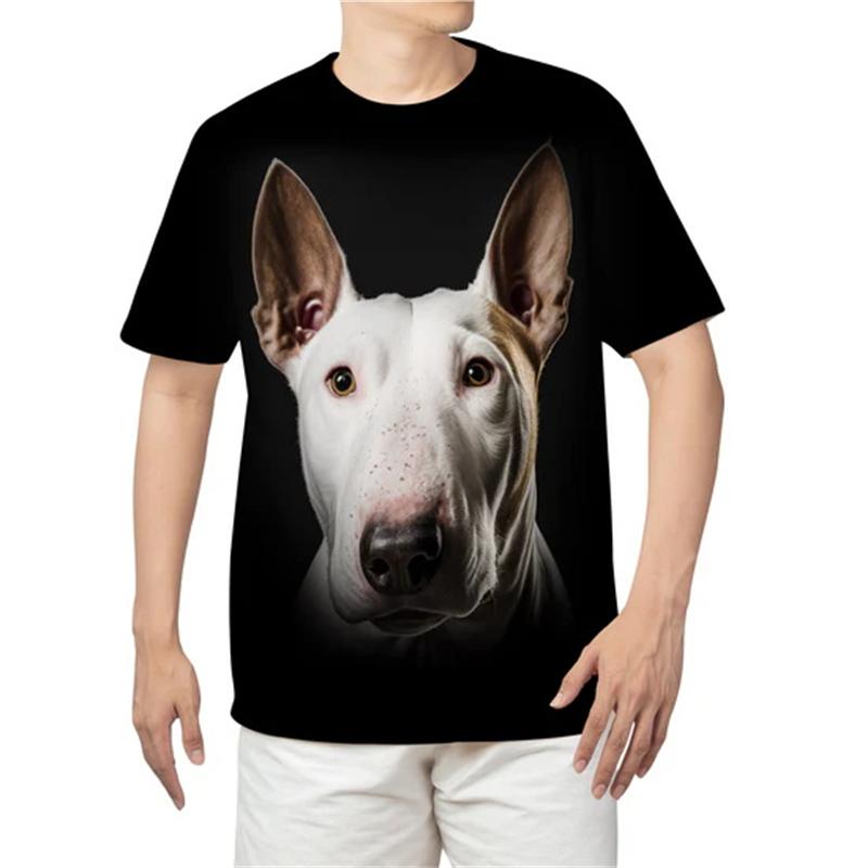 Summer Animal Dog 3D Print T-shirt Summer Men O-Neck Short Sleeve T Shirts