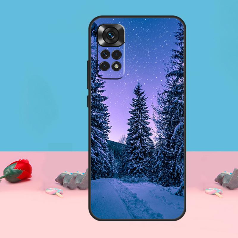 Landscape Winter Light Snow Cover For Xiaomi Redmi Note 14 13 12 9 10 11 Pro 10S 11S 12S Case For Redmi 14C 10C 12C 13C