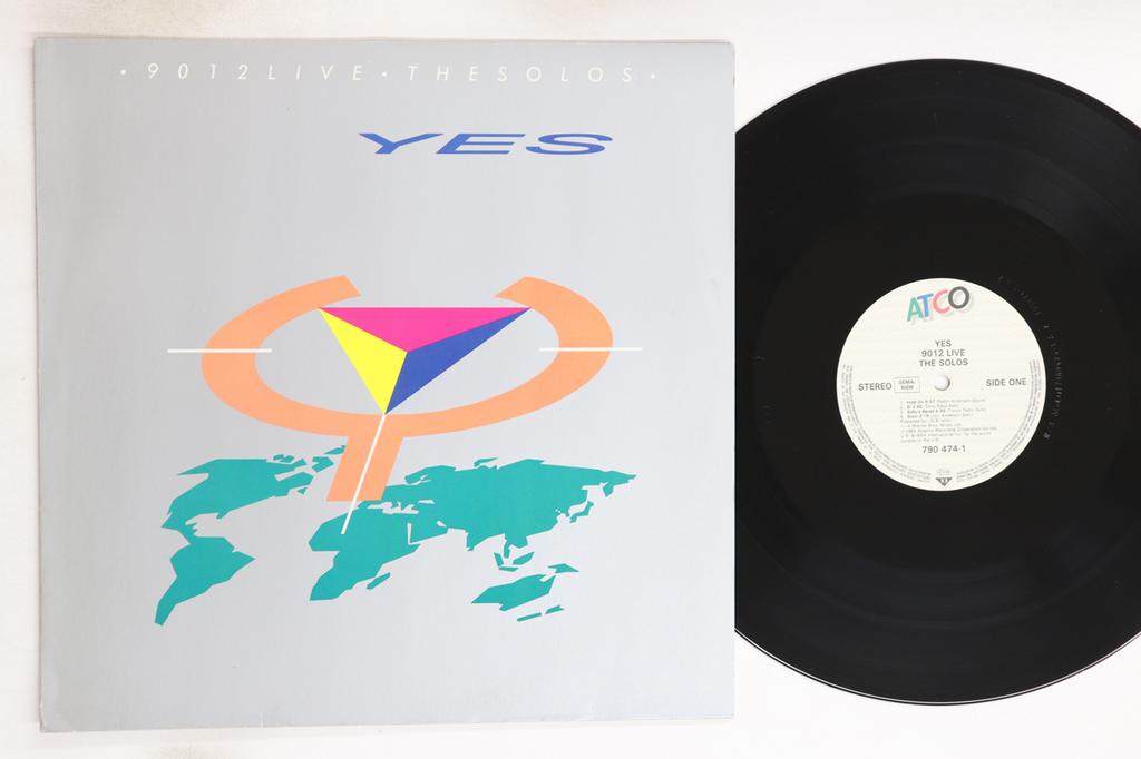 LP Record YES  9012Live The Solos 7904741 ATCO 198 Europe Rock Used