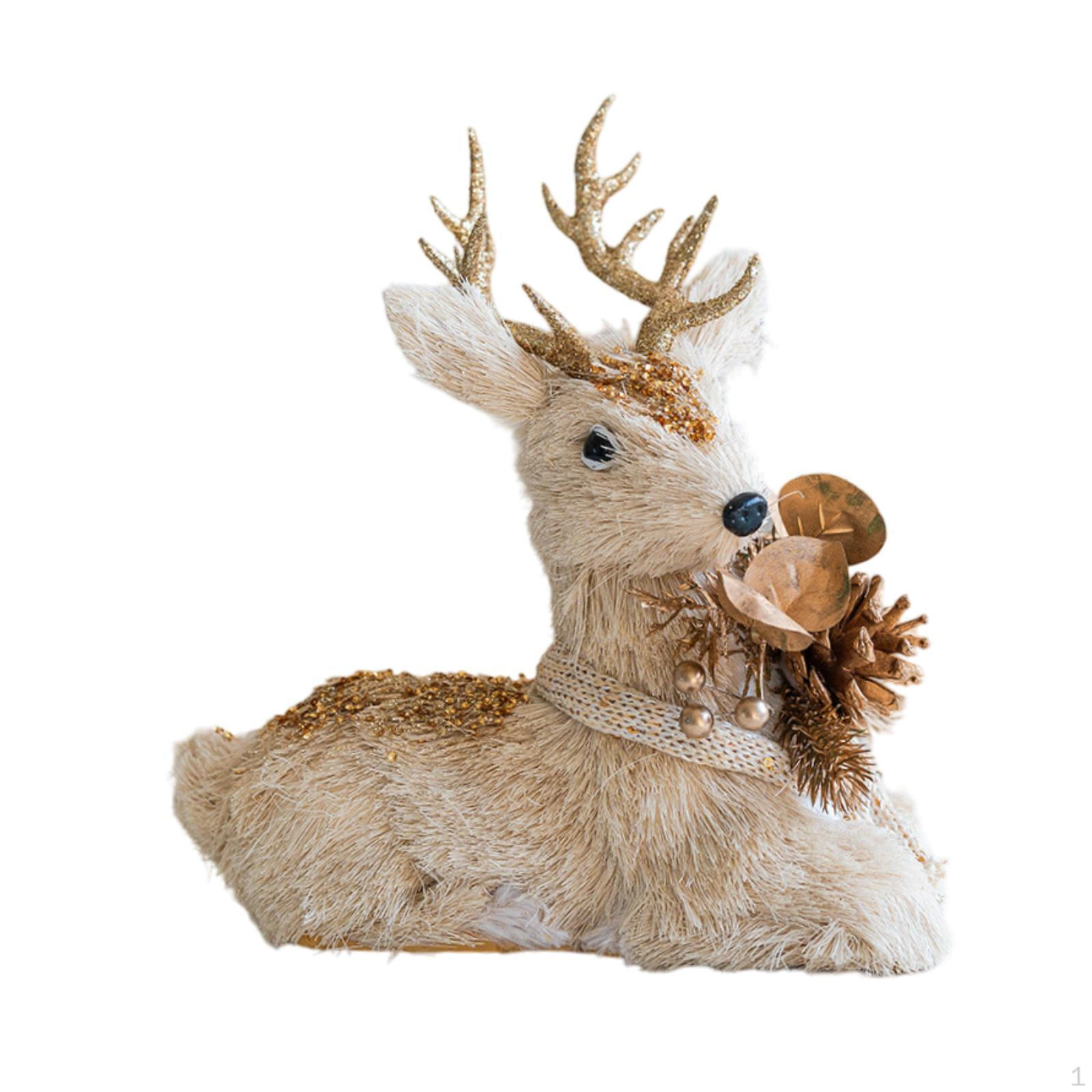 

Рождественская скульптура оленя, статуя настоящего лося для внутреннего офиса Style B