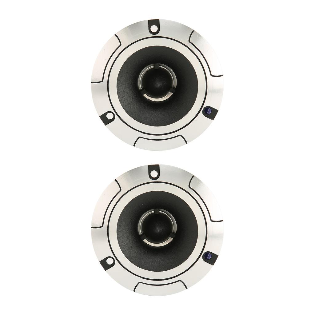 2 Pcs 150W Car Tweeter High Sensitivity High Frequency Response Silver Car Loudspeaker for All Car Sound Systems