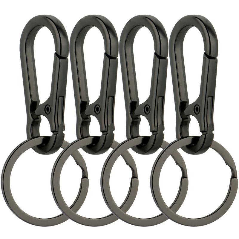 Metall Karabiner Clip Schlüsselanhänger Karabiner Form Schlüsselanhänger Schlüsselanhänger Ring Clip Halter Organizer für Zuhause Auto Schlüssel Schlüssel Finder Damen Herren