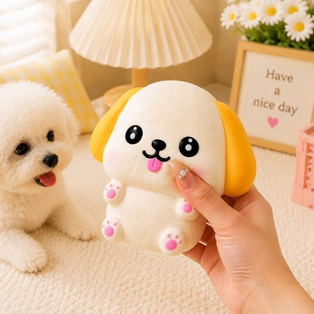 Slow Rising Puppy Squishy Toy Super Soft Dog Squeezable Toy Dog Fidget Toy Students Gifts