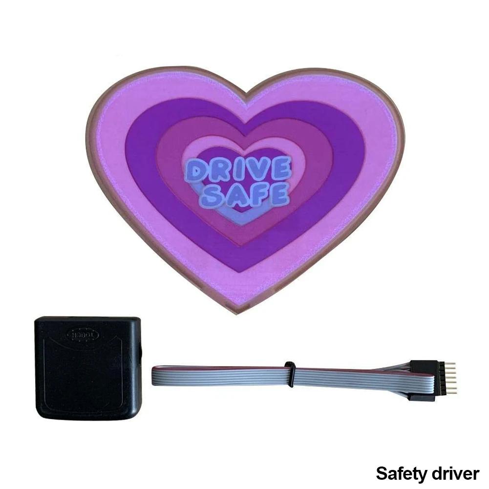 5 Stars Wanted Led Light-Emitting Window Sticker Windshield Sticker Jdm Decorative Car Accessories Light Board Without Battery